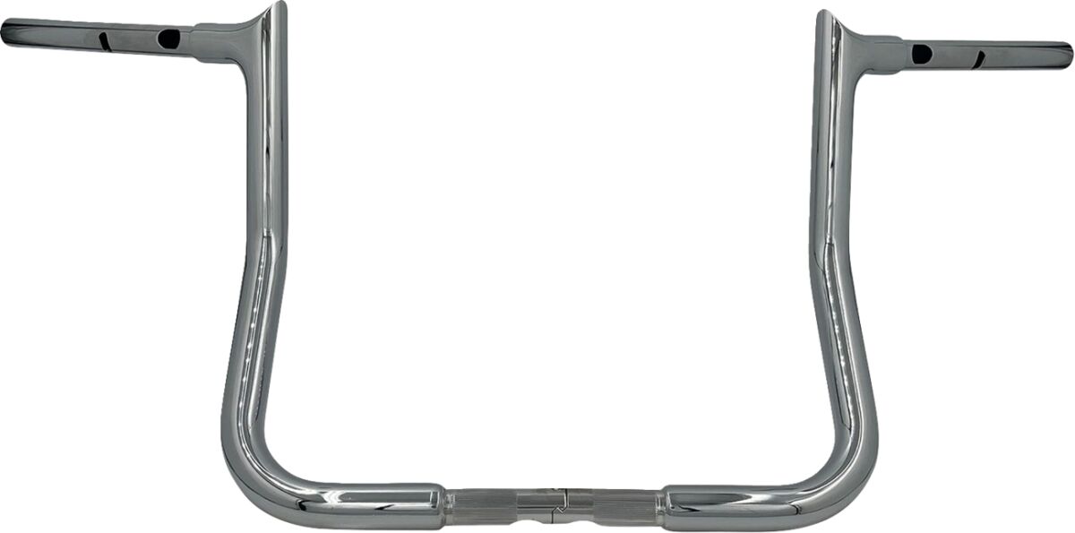 FAT BAGGERS INC EZ Install Reduced Reach Pointed Top Handlebar - 1-1/4" x 13" - Chrome 945013