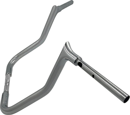 FAT BAGGERS INC EZ Install Reduced Reach Pointed Top Handlebar - 1-1/4" x 13" - Chrome 945013