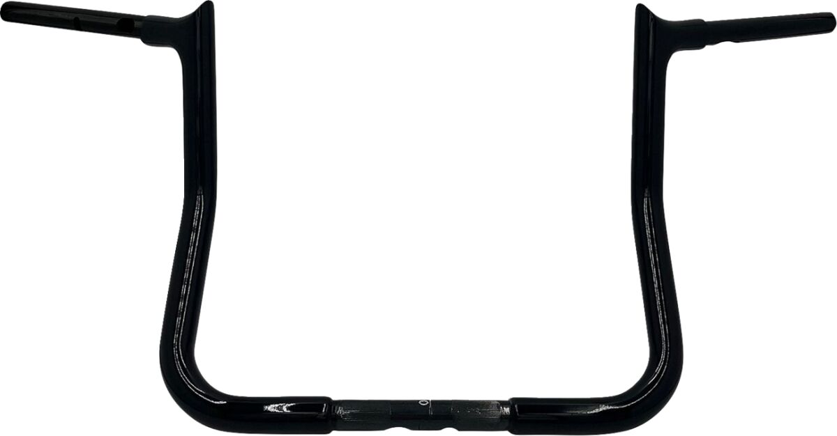 FAT BAGGERS INC EZ Install Reduced Reach Pointed Top Handlebar - 1-1/4" x 13" - Black 945013-B