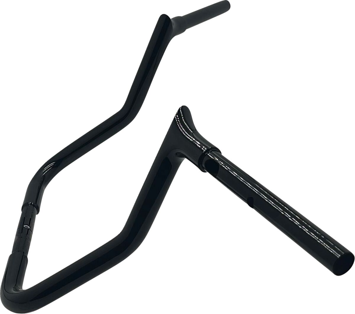 FAT BAGGERS INC EZ Install Reduced Reach Pointed Top Handlebar - 1-1/4" x 13" - Black 945013-B