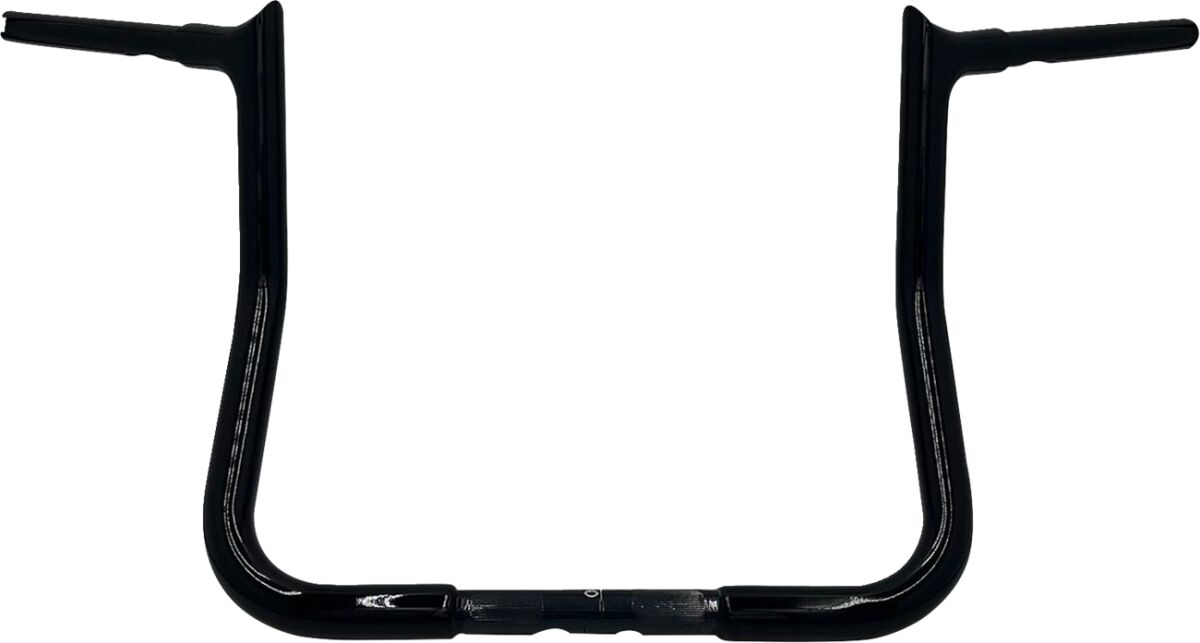 FAT BAGGERS INC EZ Install Reduced Reach Pointed Top Handlebar - 1-1/4" x 13" - Black 905013-B