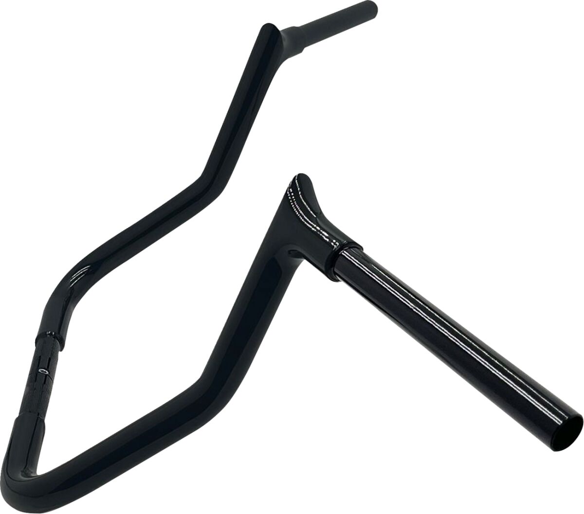 FAT BAGGERS INC EZ Install Reduced Reach Pointed Top Handlebar - 1-1/4" x 13" - Black 905013-B