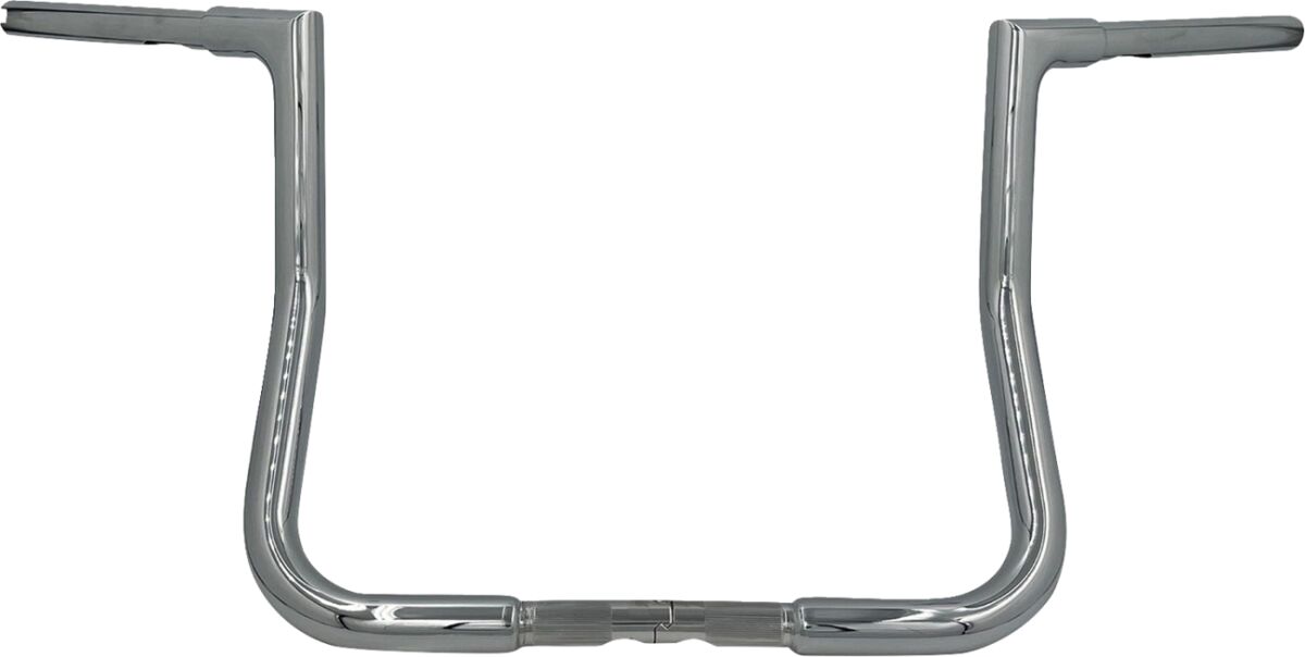 FAT BAGGERS INC EZ Install Reduced Reach Flat Top Handlebar - 1-1/4" x 13" - Chrome 705013