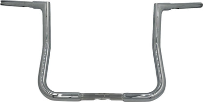 FAT BAGGERS INC EZ Install Reduced Reach Flat Top Handlebar - 1-1/4" x 13" - Chrome 705013
