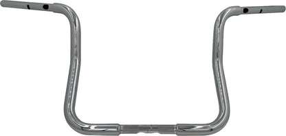FAT BAGGERS INC EZ Install Reduced Reach Round Top Handlebar - 1-1/4" x 13" - Chrome 943013