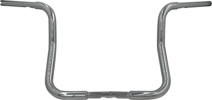 FAT BAGGERS INC EZ Install Reduced Reach Round Top Handlebar - 1-1/4" x 13" - Chrome 903013