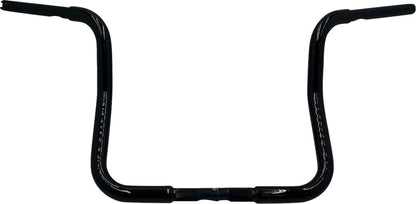 FAT BAGGERS INC EZ Install Reduced Reach Round Top Handlebar - 1-1/4" x 13" - Black 903013-B