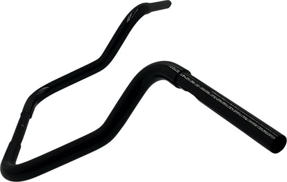 FAT BAGGERS INC EZ Install Reduced Reach Round Top Handlebar - 1-1/4" x 13" - Black 903013-B