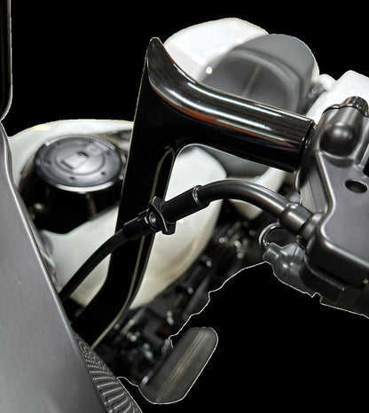 FAT BAGGERS INC EZ INSTALL UPPER CLTCH CBL +2" FLHX,SE - FLTR,SE BLACK 108002-B