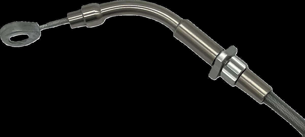 FAT BAGGERS INC EZ INSTALL UPPER CLTCH CBL +4" FLTR FLHX MODELS 21-23 BRAID 118004