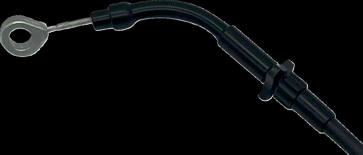 FAT BAGGERS INC EZ INSTALL UPPER CLTCH CBL STK FLTR FLHX MODELS 21-23 BLACK 118000-B