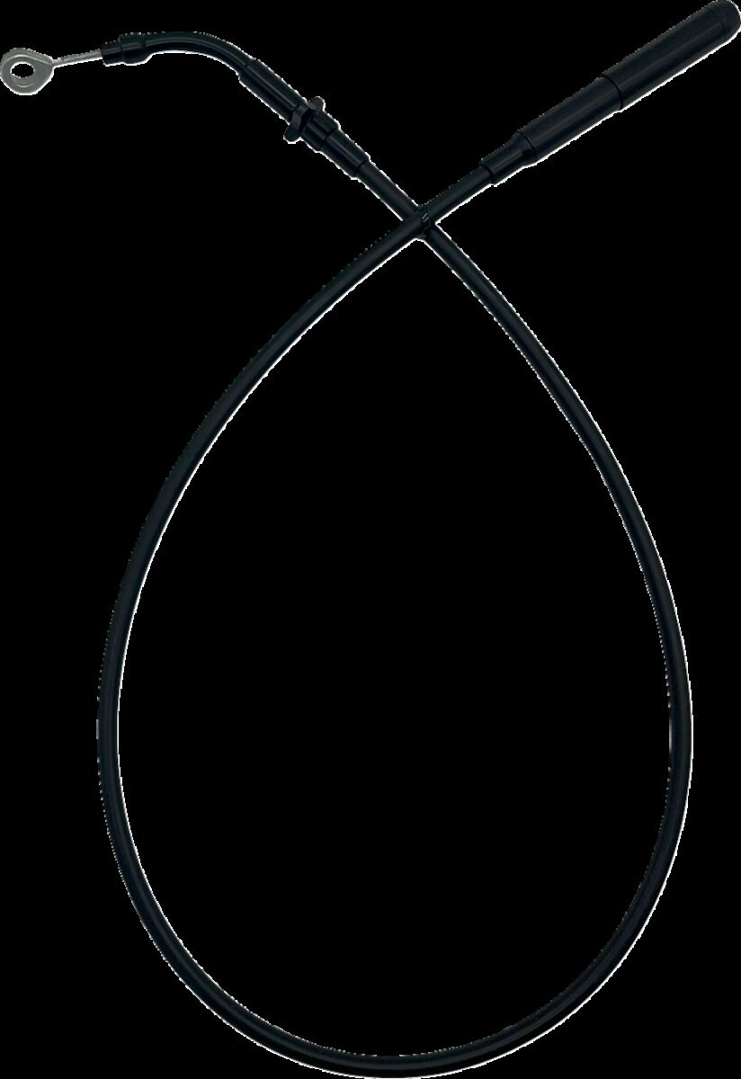 FAT BAGGERS INC EZ INSTALL UPPER CLTCH CBL +2" FLTR FLHX MODELS 21-23 BLACK 118002-B