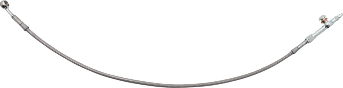 FAT BAGGERS INC Hydraulic Brake/Clutch Line Extension - 25" Electra/Street Glide - Stainless 100025