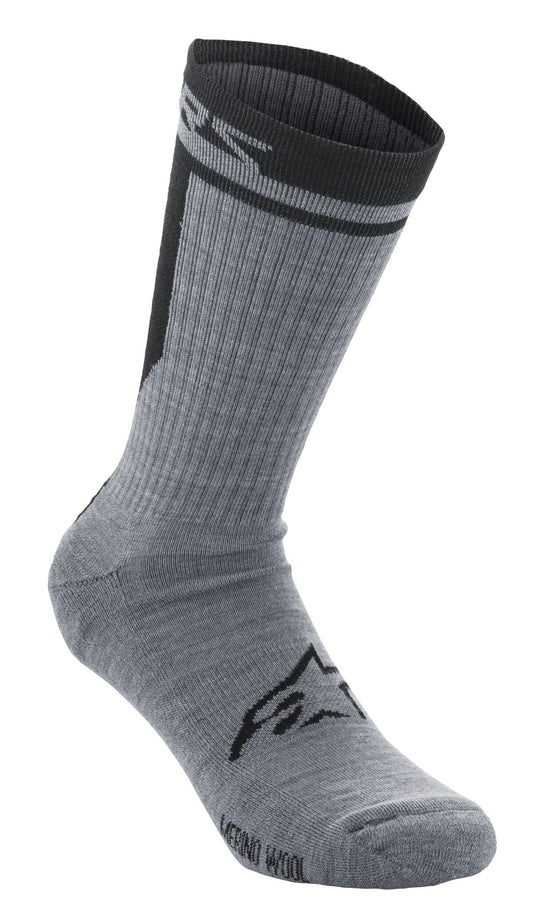 Alpinestars SOCKS MERINO 24 GRAY/BLACK S 1701721-107-S