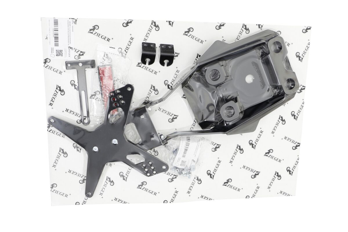 ZIEGER LICENSE PLATE HOLDER PRO TYPE E MULTISTRADA V4 10010325
