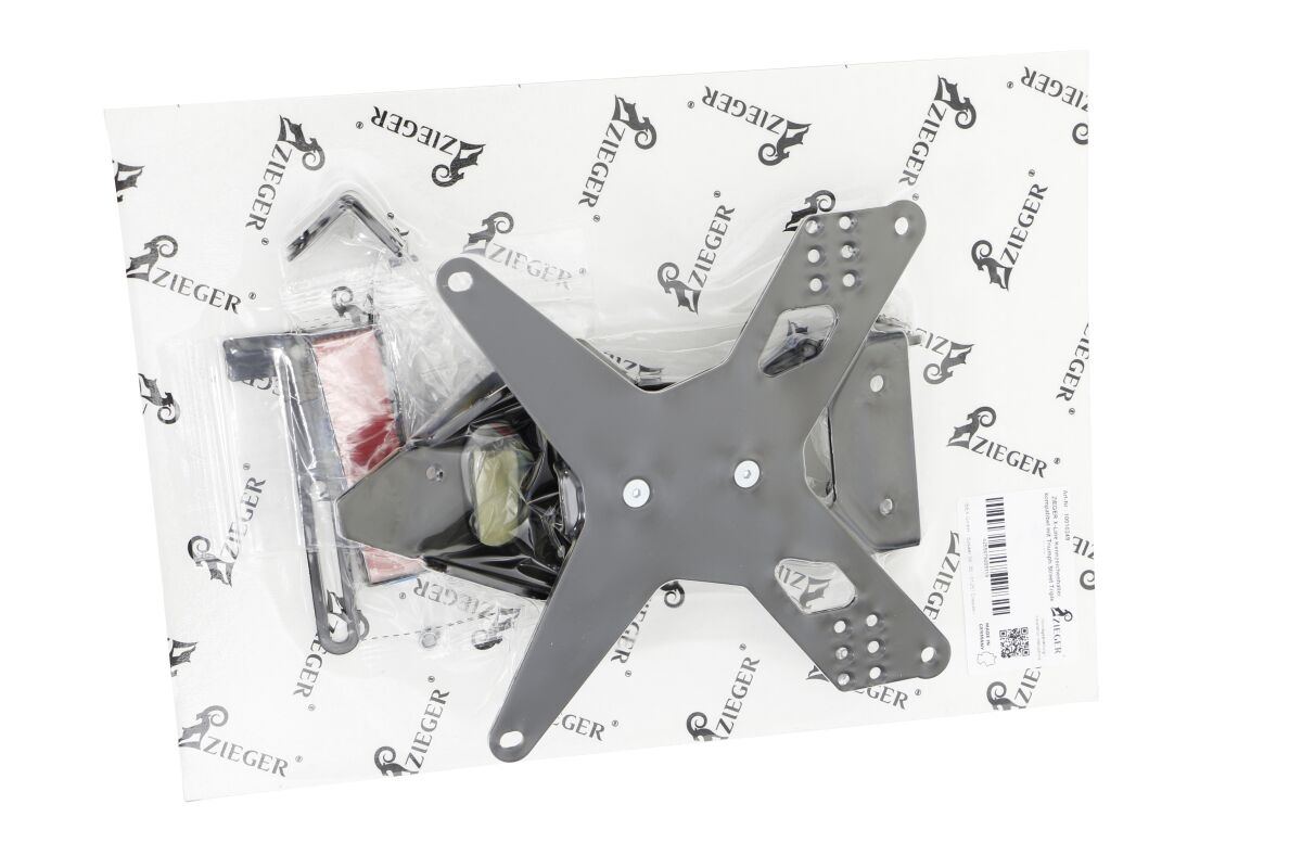 ZIEGER LICENSE PLATE HOLDER PRO TYPE E STREET TRIPLE 765R 10010249