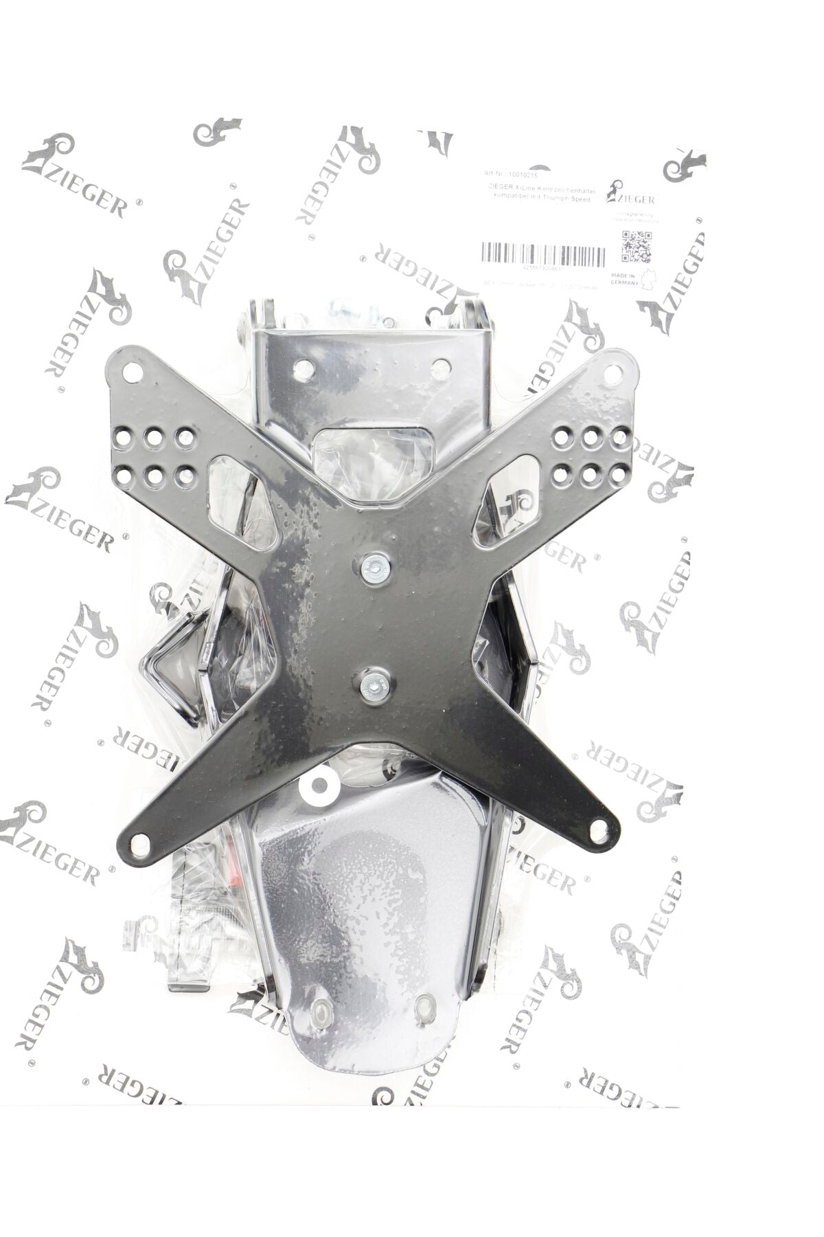 ZIEGER LICENSE PLATE HOLDER PRO TYPE E SPEED TRIPLE 1200RR 10010215