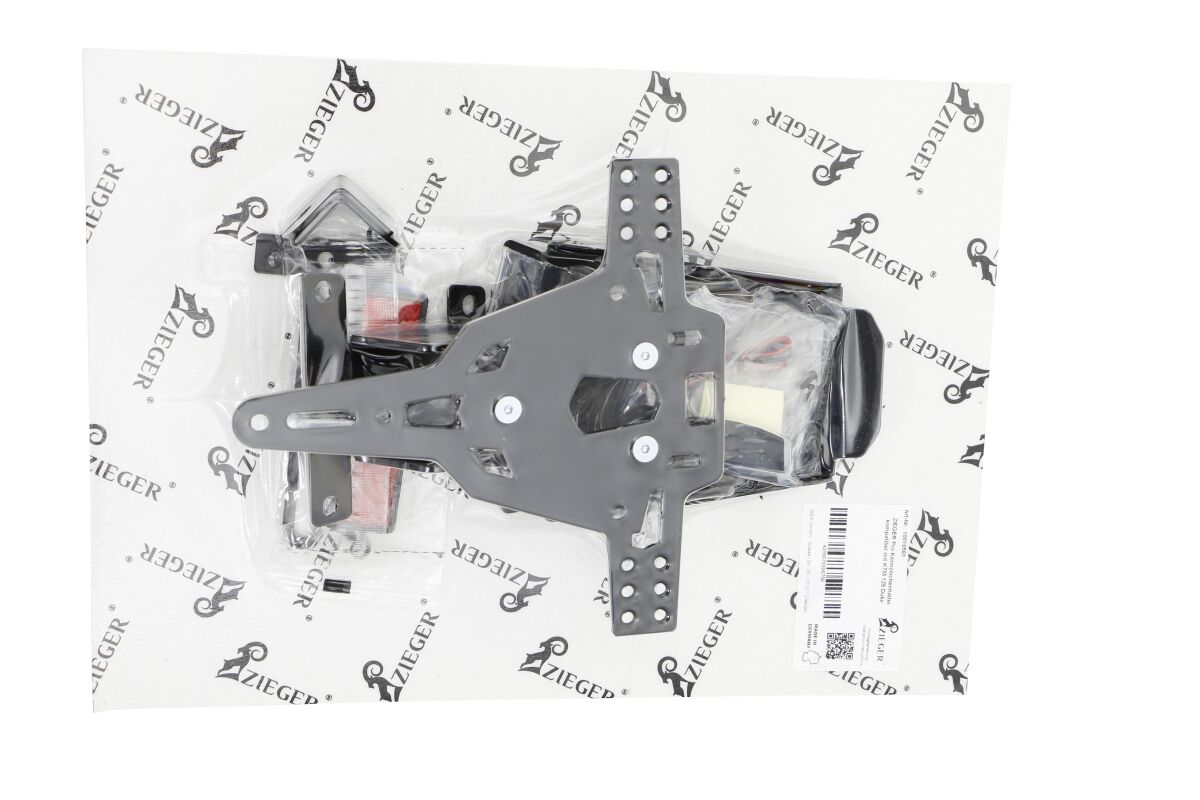 ZIEGER LICENSE PLATE HOLDER PRO TYPE A KTM 390 DUKE 10010561