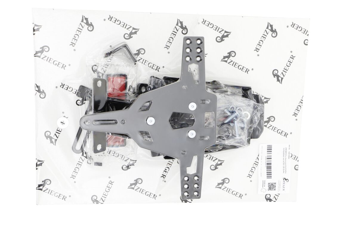 ZIEGER LICENSE PLATE HOLDER PRO TYPE B MT-09 10010726