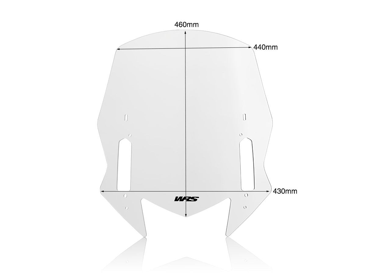 WRS WINDSCREEN TMAX 530/560 CLEAR YA002T