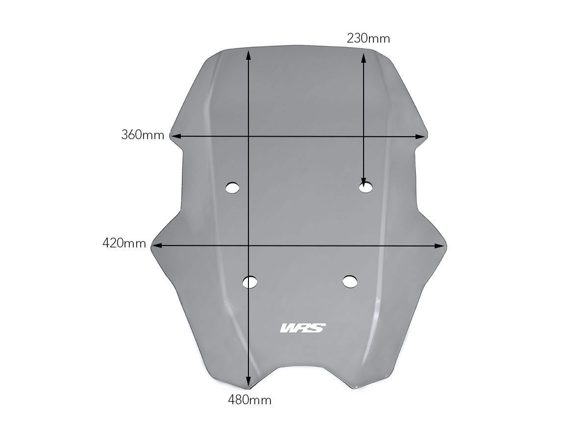 WRS WINDSCREEN TOURING C400X SMOKE BM048F