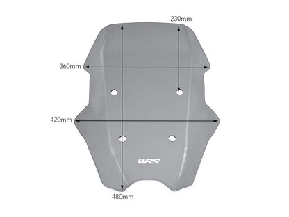 WRS WINDSCREEN TOURING C400X SMOKE BM048F