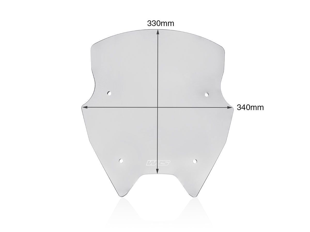 WRS WINDSCREEN SPORT R1250RS CLEAR BM072T