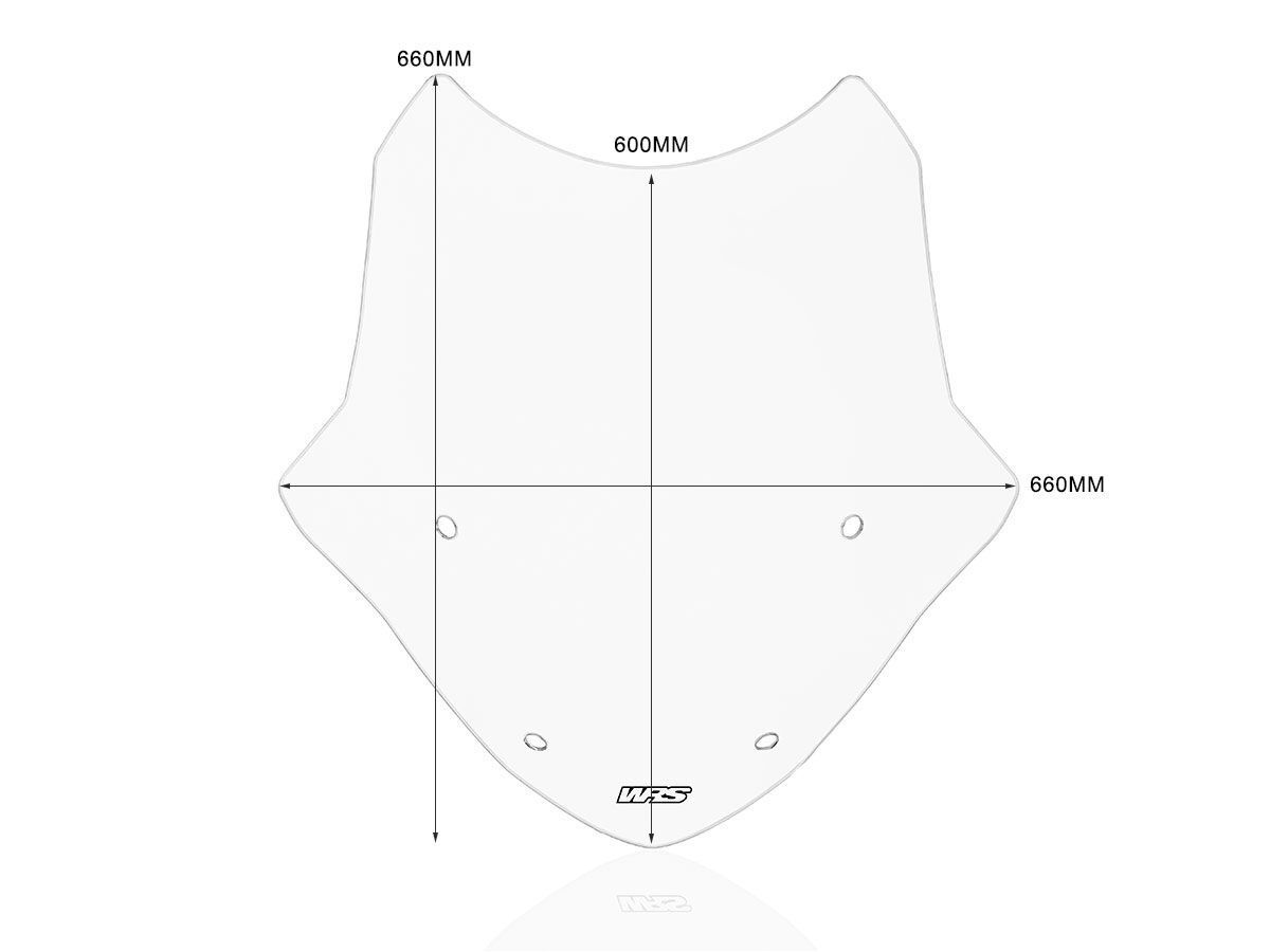 WRS WINDSCREEN STANDARD R1250R CLE BM074T