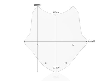 WRS WINDSCREEN STANDARD R1250R CLE BM074T