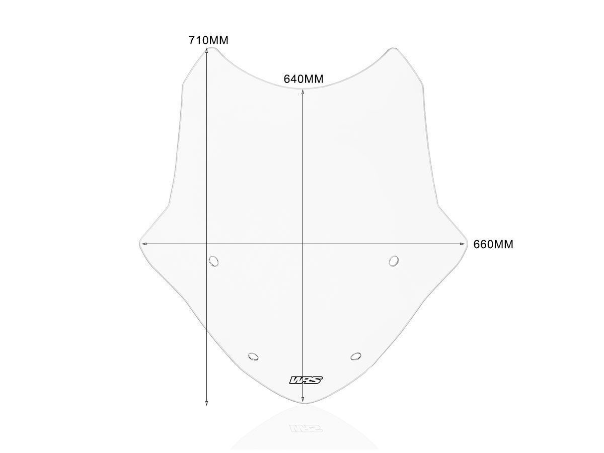 WRS WINDSCREEN TOURING R1250RT SMO BM073F