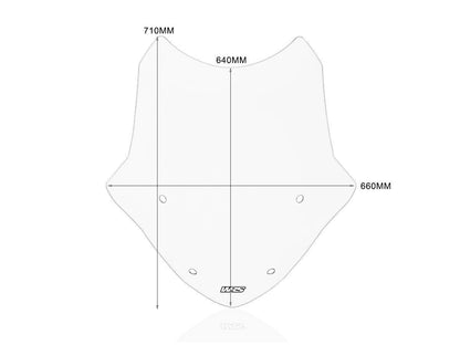WRS WINDSCREEN TOURING R1250RT SMO BM073F