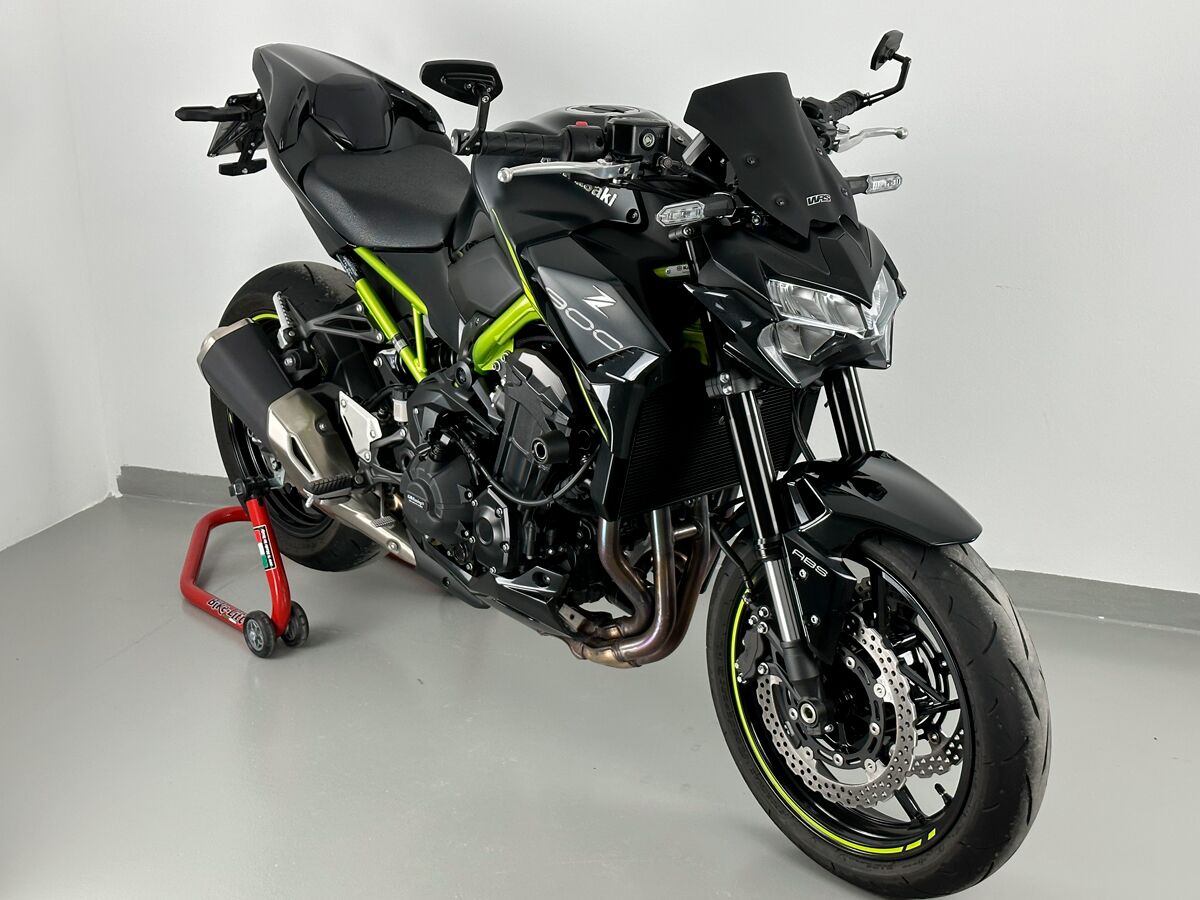 WRS WINDSCREEN SPORT Z900 MATT BLA KA013NO