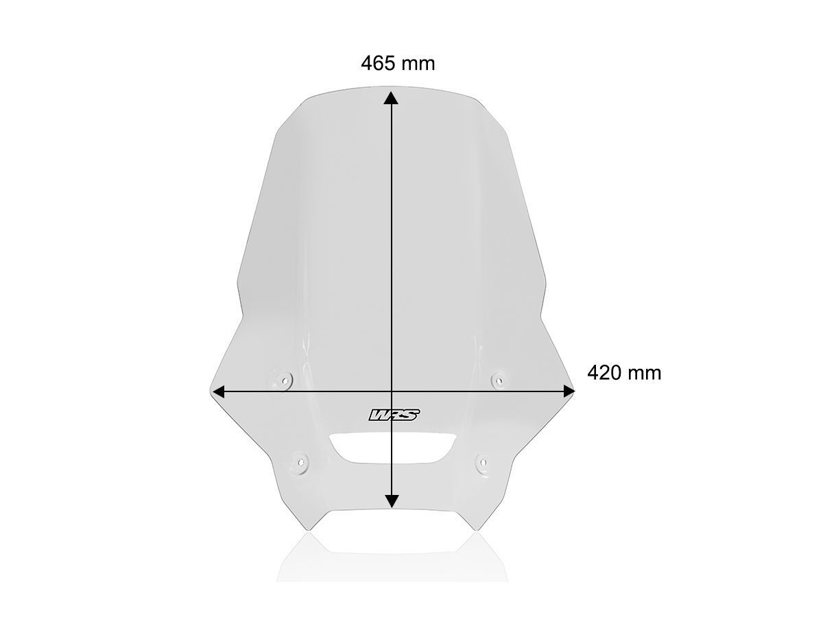 WRS WINDSCREEN CAPONORD NX 500/400 CLEAR HO076T