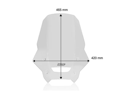 WRS WINDSCREEN CAPONORD NX 500/400 CLEAR HO076T