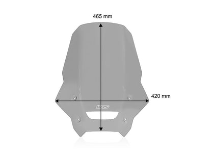 WRS WINDSCREEN CAPONORD NX 500/400 SMOKE HO076F