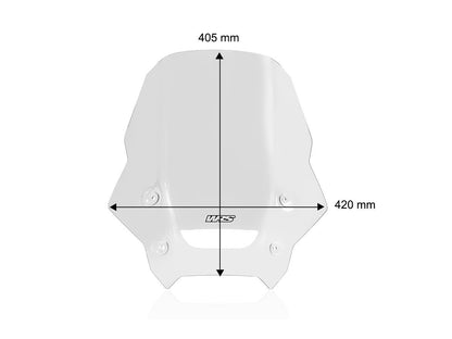 WRS WINDSCREEN TOURING NX 500/400 CLEAR HO077T