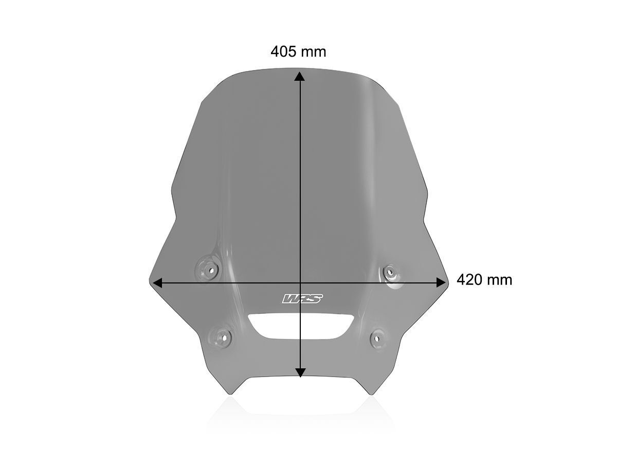 WRS WINDSCREEN TOURING NX 500/400 SMOKE HO077F