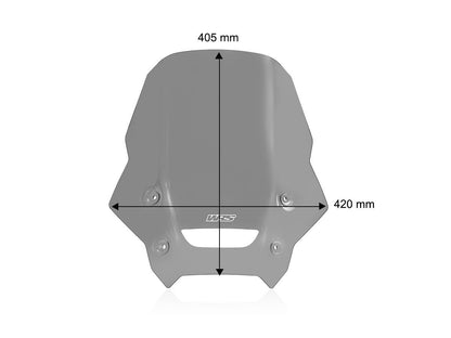 WRS WINDSCREEN TOURING NX 500/400 SMOKE HO077F
