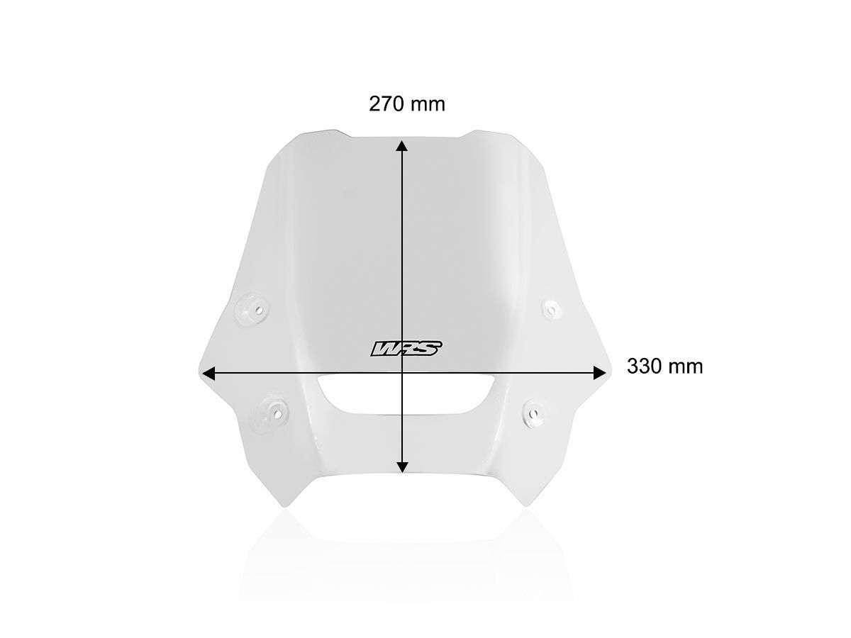 WRS WINDSCREEN SPORT NX 500/400 CLEAR HO078T