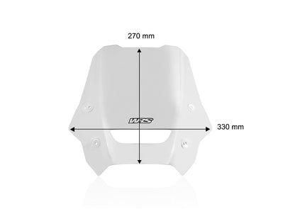 WRS WINDSCREEN SPORT NX 500/400 CLEAR HO078T