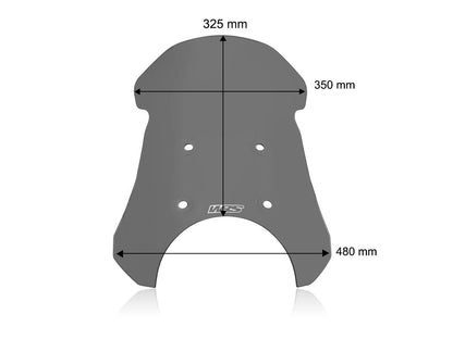 WRS WINDSCREEN TOURING ROYAL ENFIELD HIMALAYAN 450 DARK SMOKE RE002FS