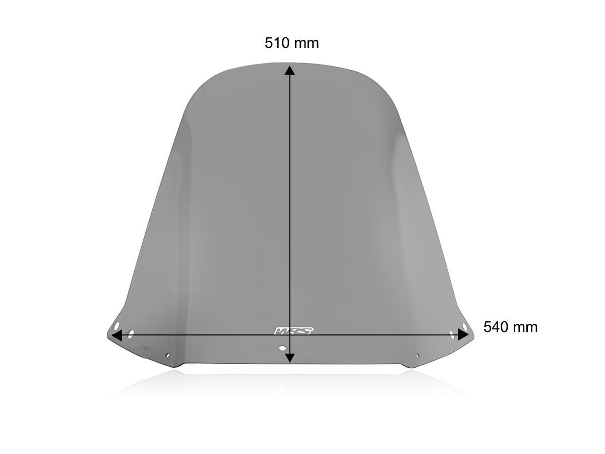 WRS WINDSCREEN STANDARD HONDA CN250/SPAZIO/HELIX SMOKE HO079F