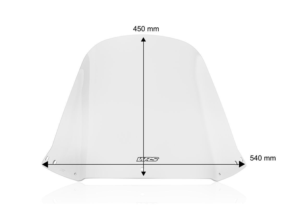 WRS WINDSCREEN CITY HONDA CN250/SPAZIO/HELIX CLEAR HO080T