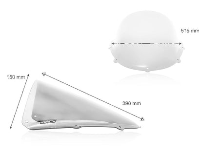 WRS WINDSCREEN RACE RS125 CLEAR AP015T