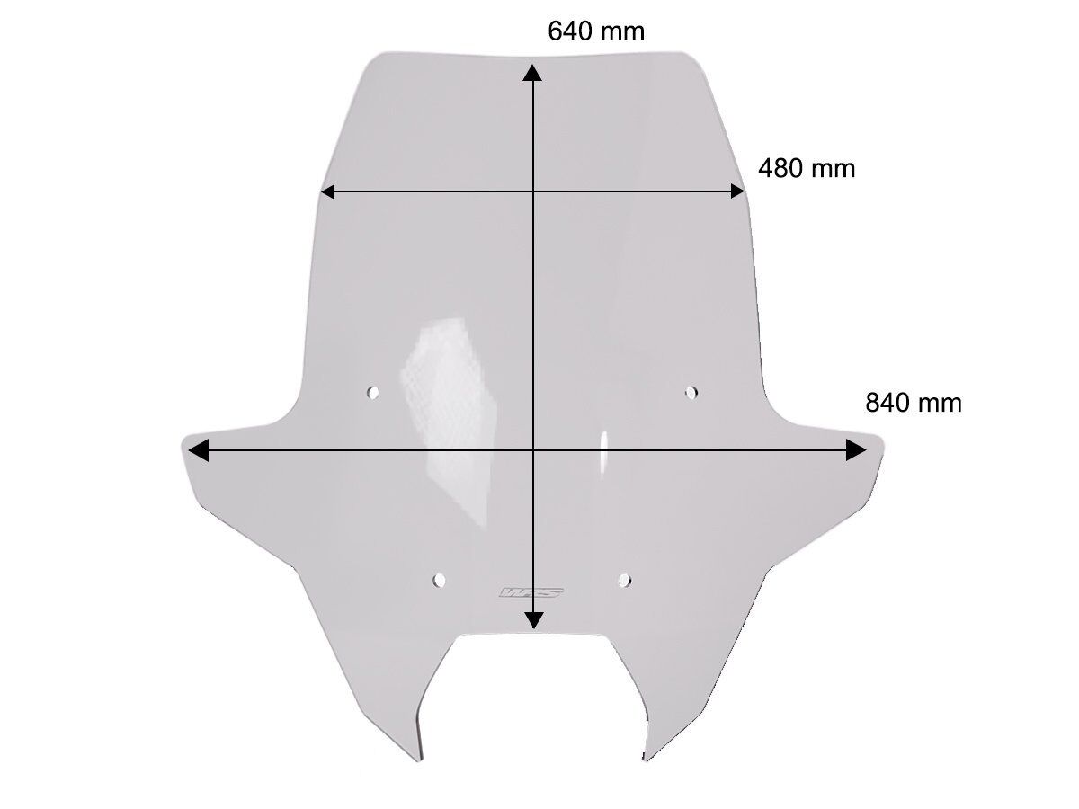 WRS WINDSCREEN CAPONORD BMW R1300R BM120F