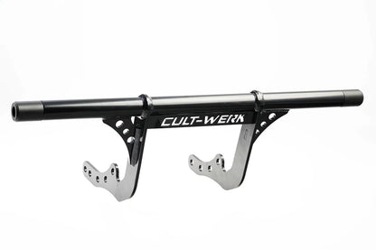 CULT WERK CRASHBAR CLUBSTYLE FRONT BLACK SOFTAIL M8 HD-BRO142