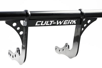 CULT WERK CRASHBAR CLUBSTYLE FRONT BLACK SOFTAIL M8 HD-BRO142