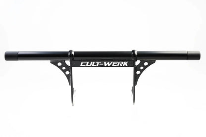CULT WERK CRASHBAR CLUBSTYLE FRONT BLACK SOFTAIL M8 HD-BRO142