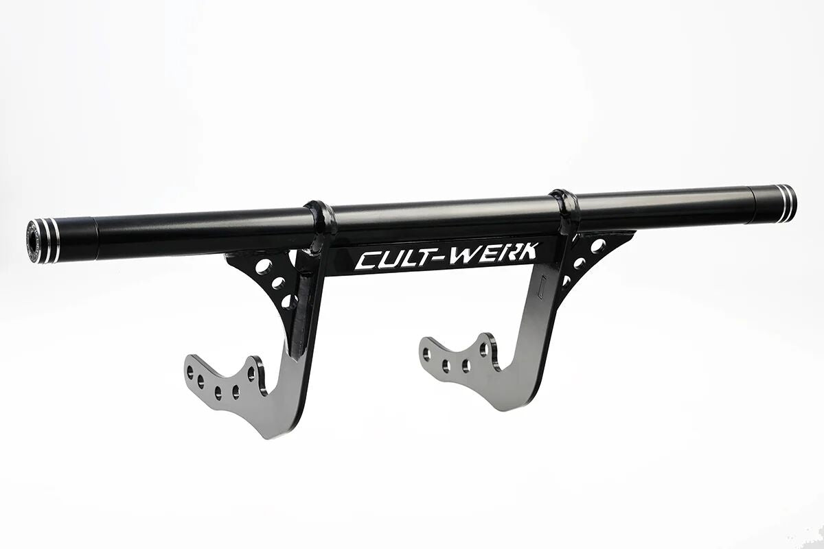 CULT WERK CRASHBAR CLUBSTYLE X1 FRONT BLACK SOFTAIL M8 HD-BRO149
