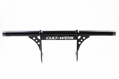 CULT WERK CRASHBAR CLUBSTYLE X1 FRONT BLACK SOFTAIL M8 HD-BRO149